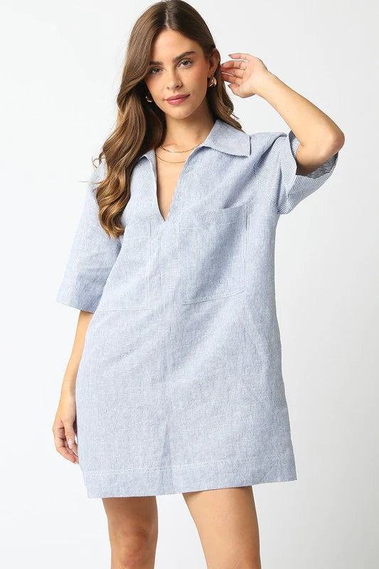 Shirt Dress-Oliviaceous-M