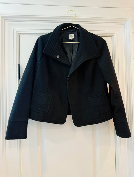 Old Navy Cropped Wool Coat-XS