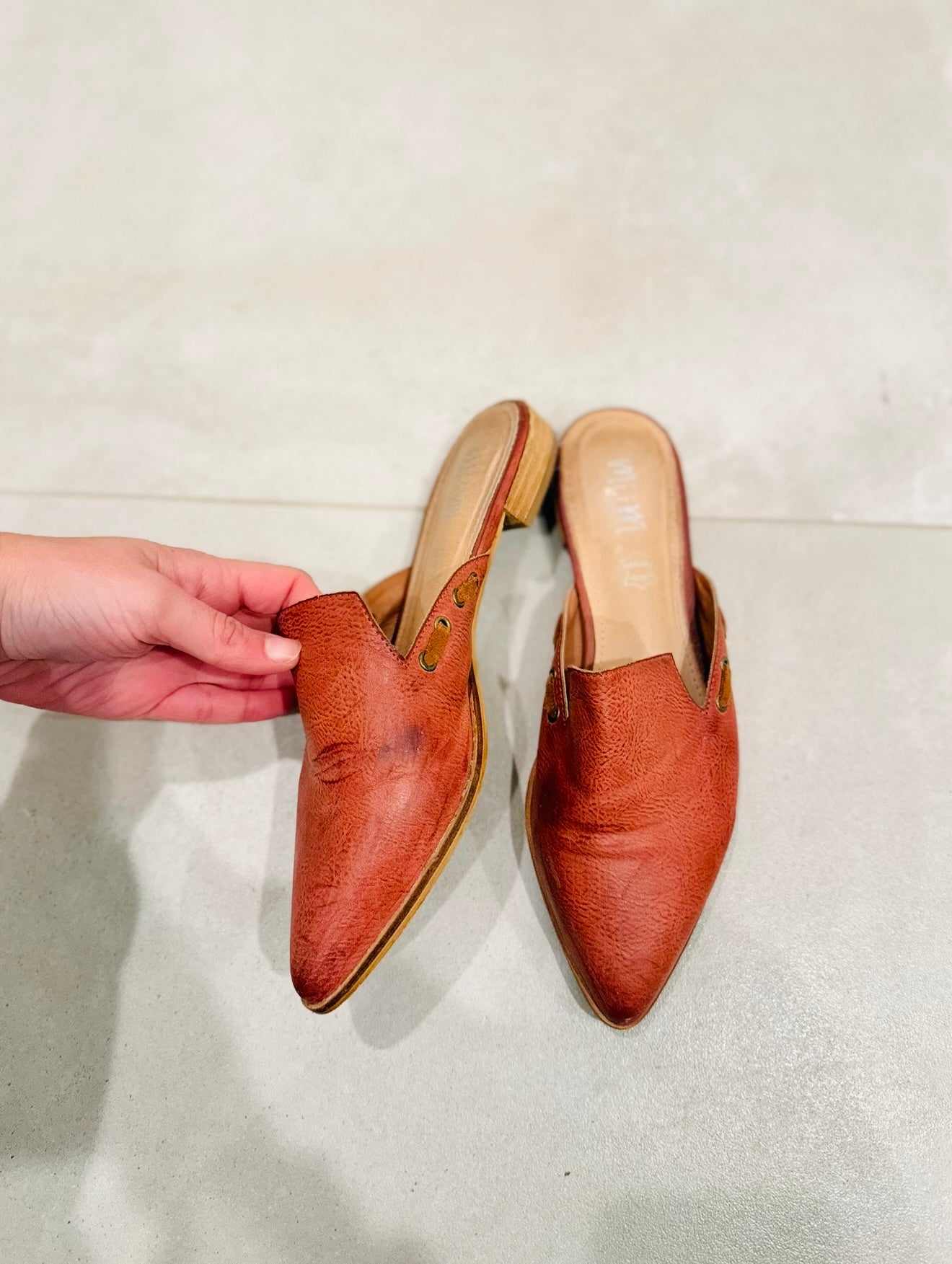 Mimi Leather Mules-8