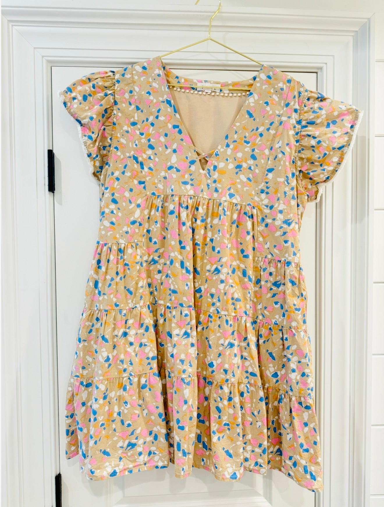 Printed Dress-THML-L