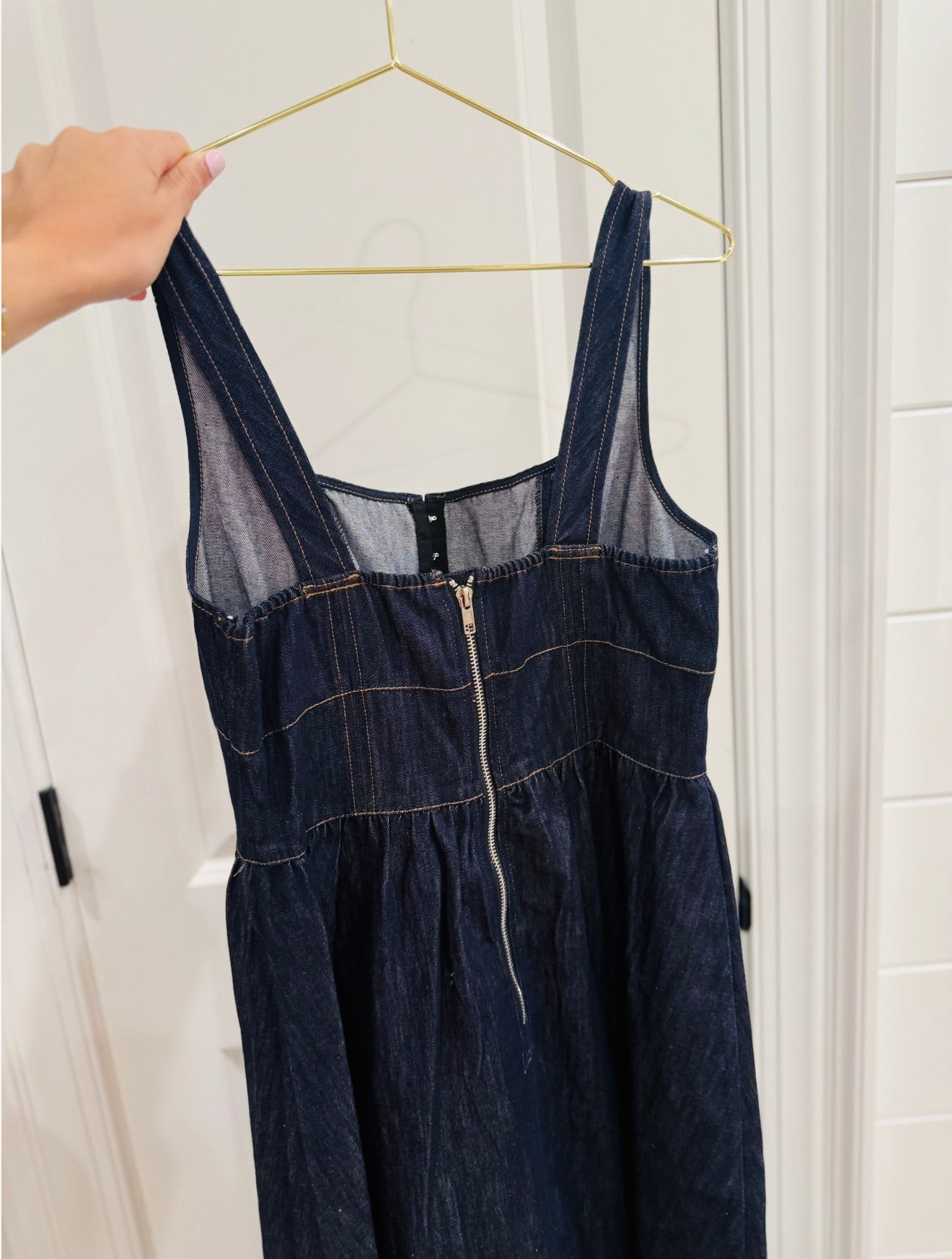 Denim Dress-Commense-M