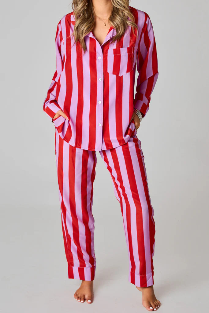 Striped Pajamas-S