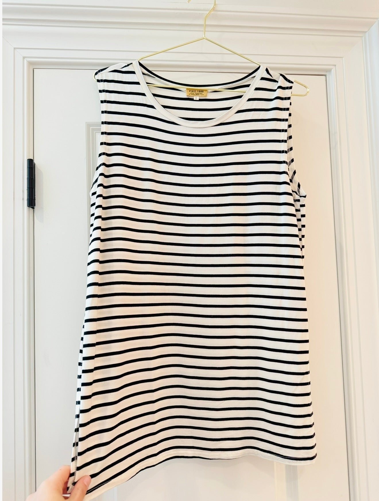 Striped Piko Tank-S