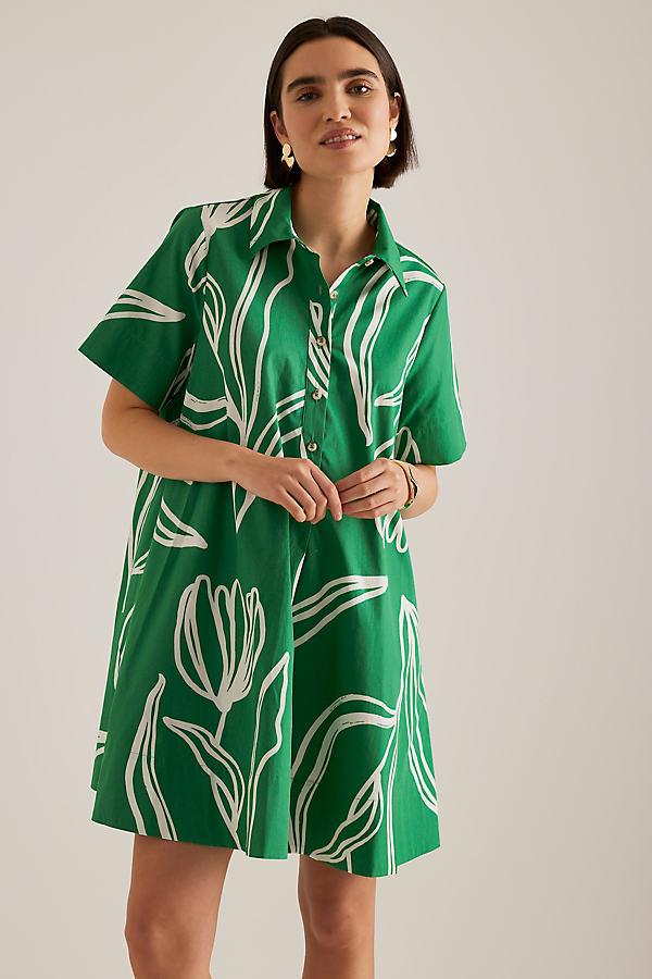 Green Dress-Anthropologie-XS