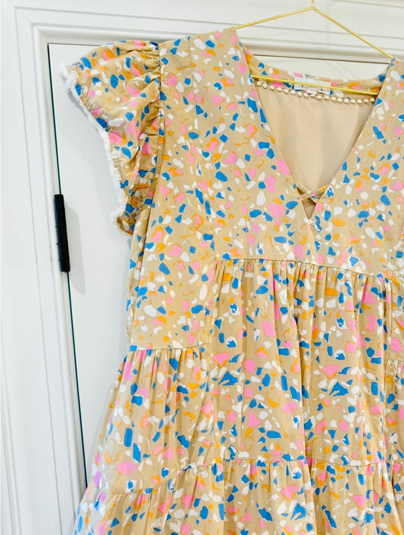 Printed Dress-THML-L