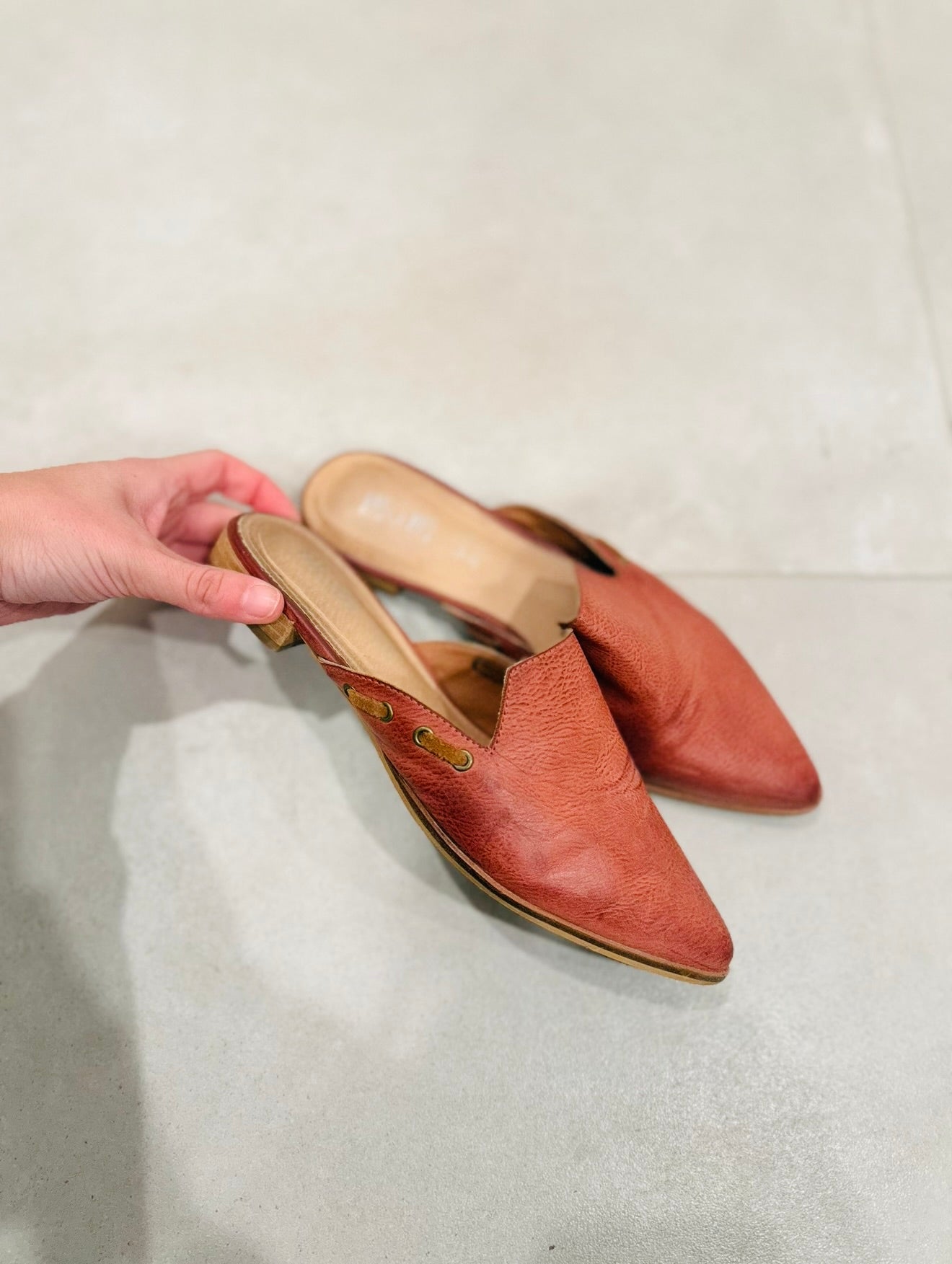 Mimi Leather Mules-8