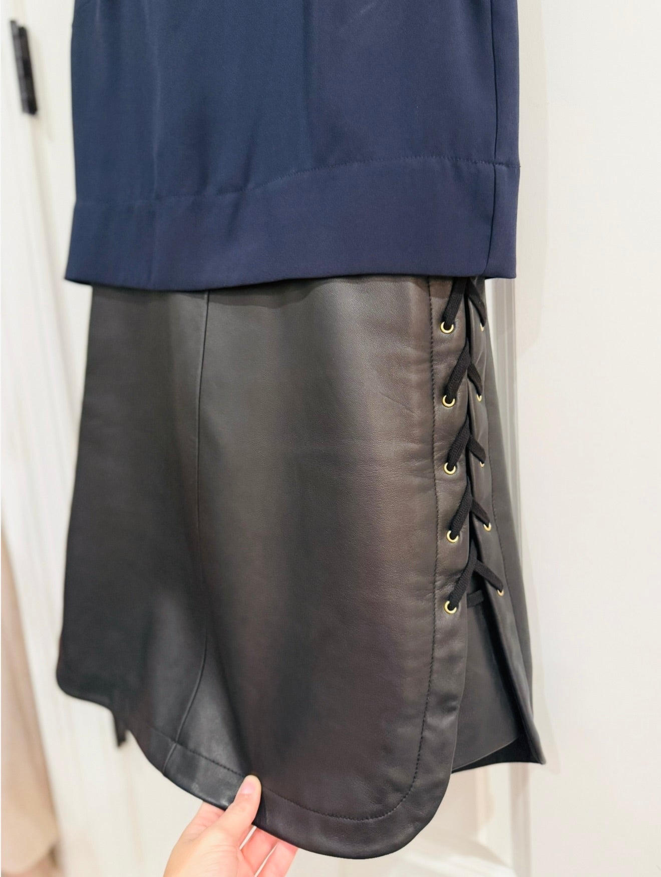 Tibi Pleather Dress-2