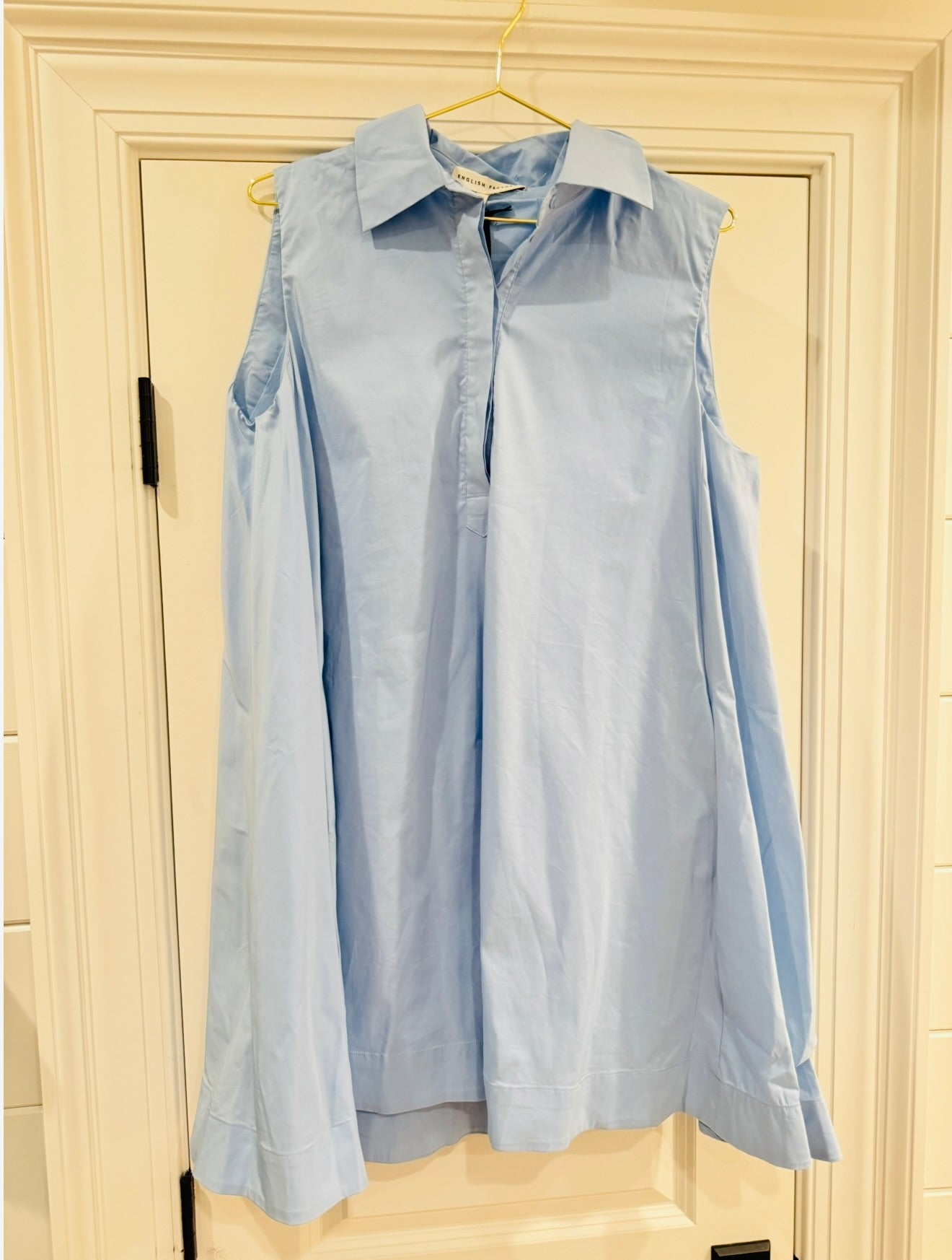 Blue Bow Dress-English Factory-S