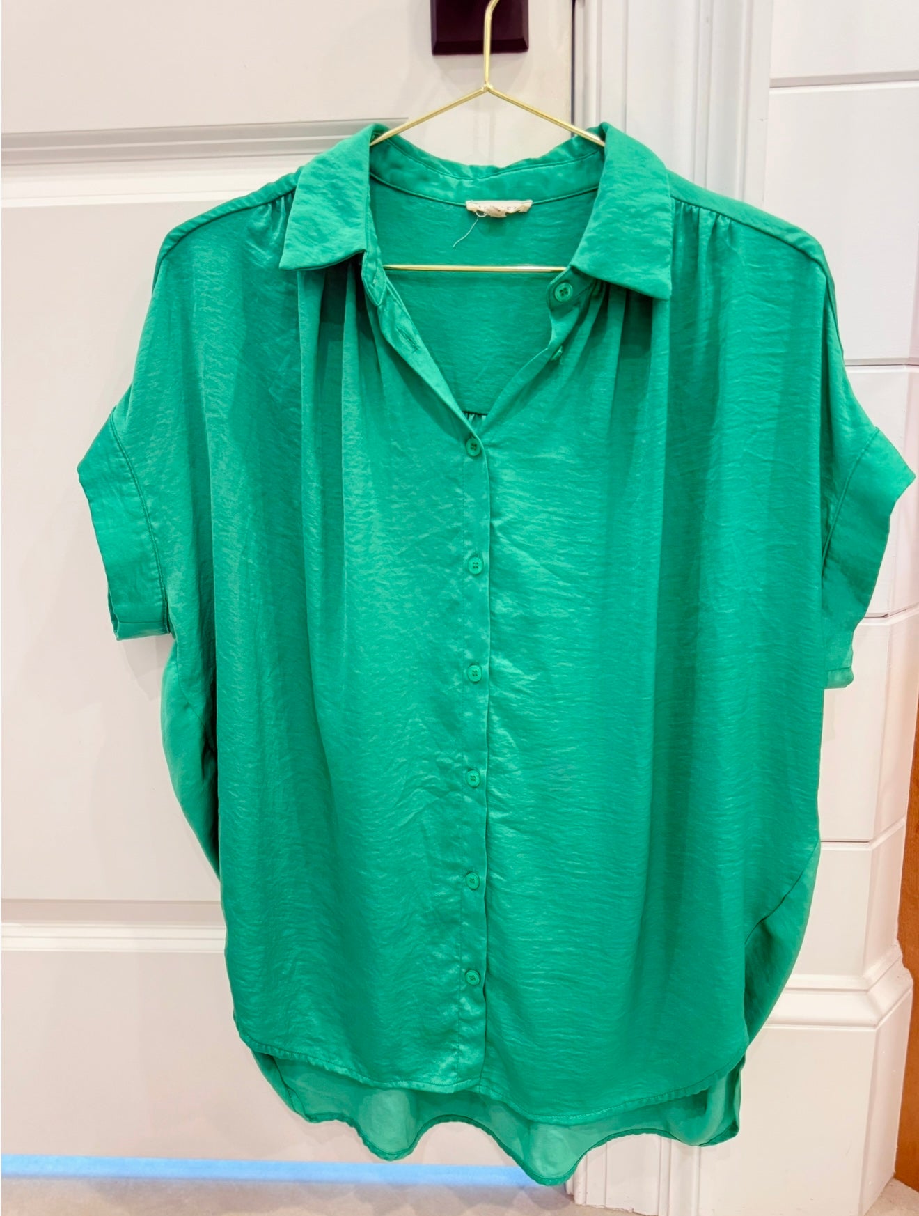 Green Blouse-Jodifl-S