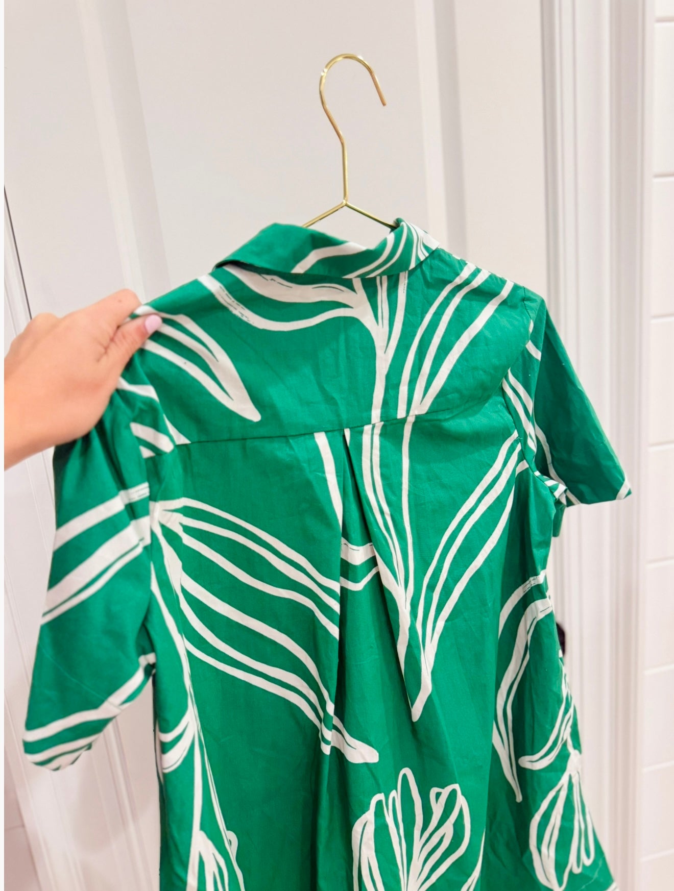 Green Dress-Anthropologie-XS