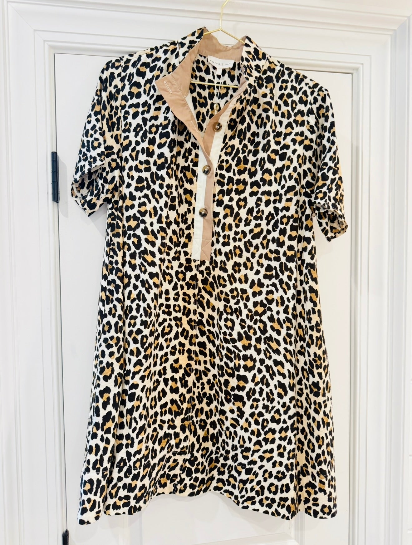 Cheetah Dress-Entro-S
