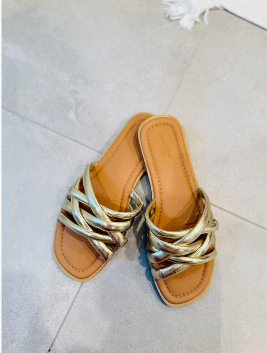 Gold Sandals-Universal Thread-8
