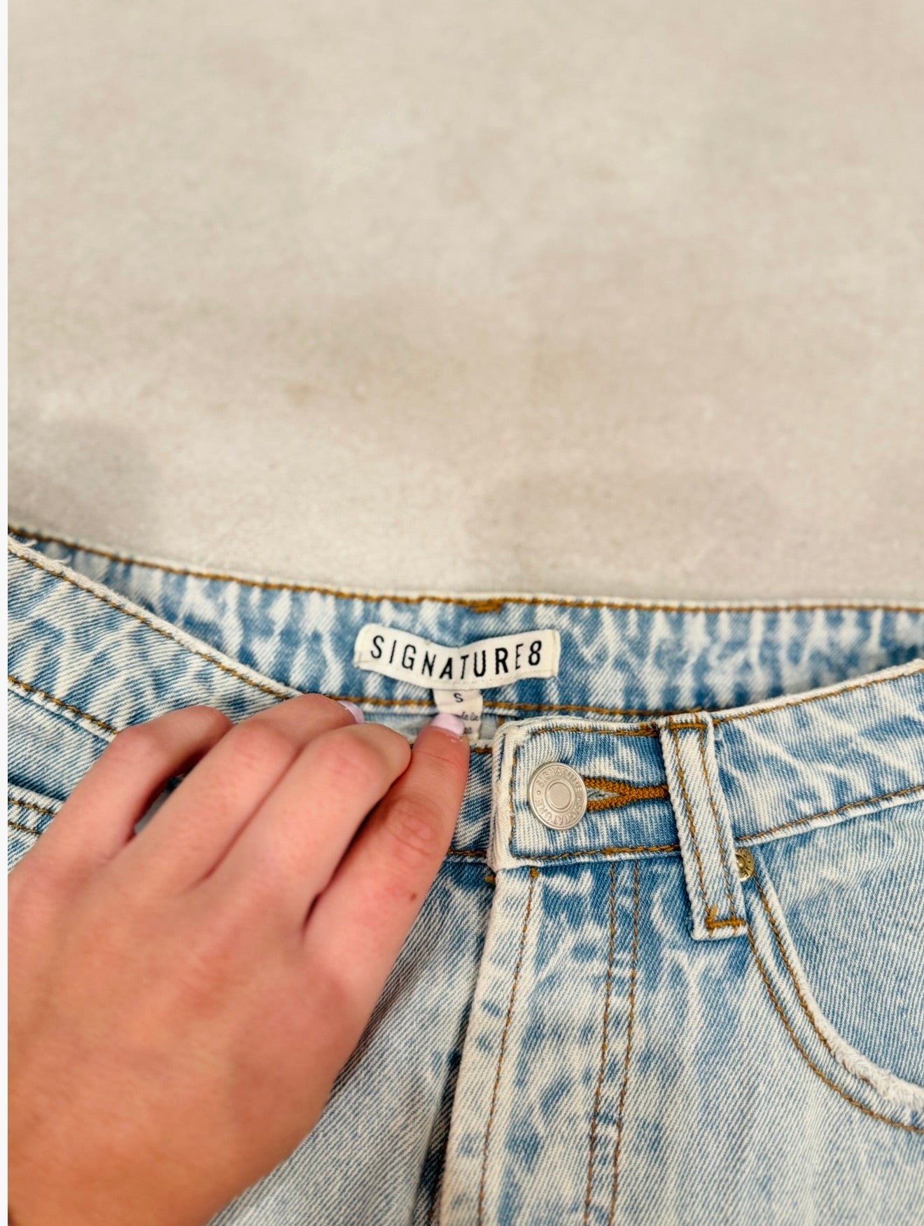 Distressed Shorts-S
