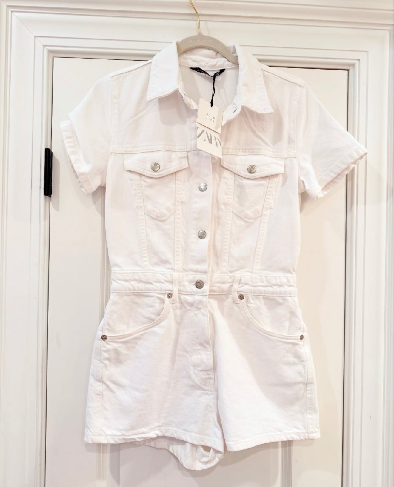 Zara Denim Romper-S