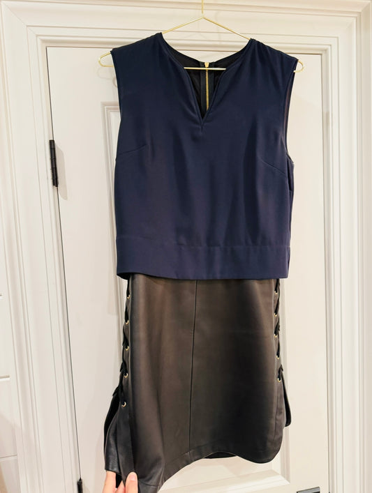 Tibi Pleather Dress-2