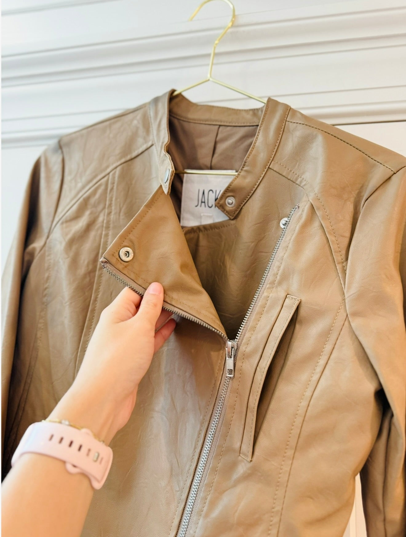 Pleather Jacket-S