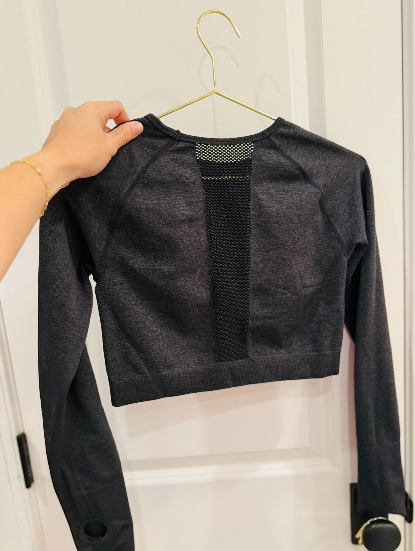 Fitted Crop Top-M