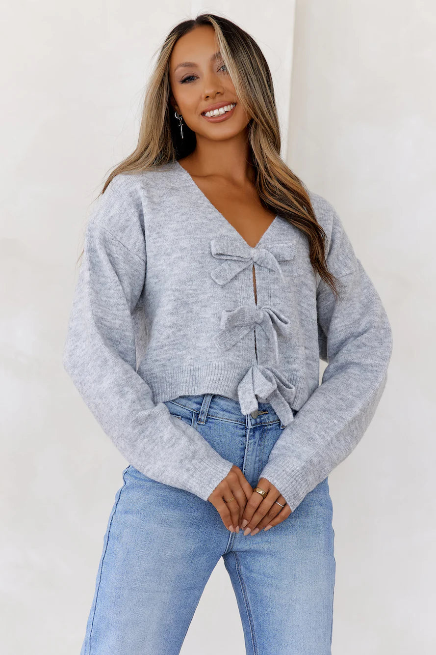 Bow Sweater-M