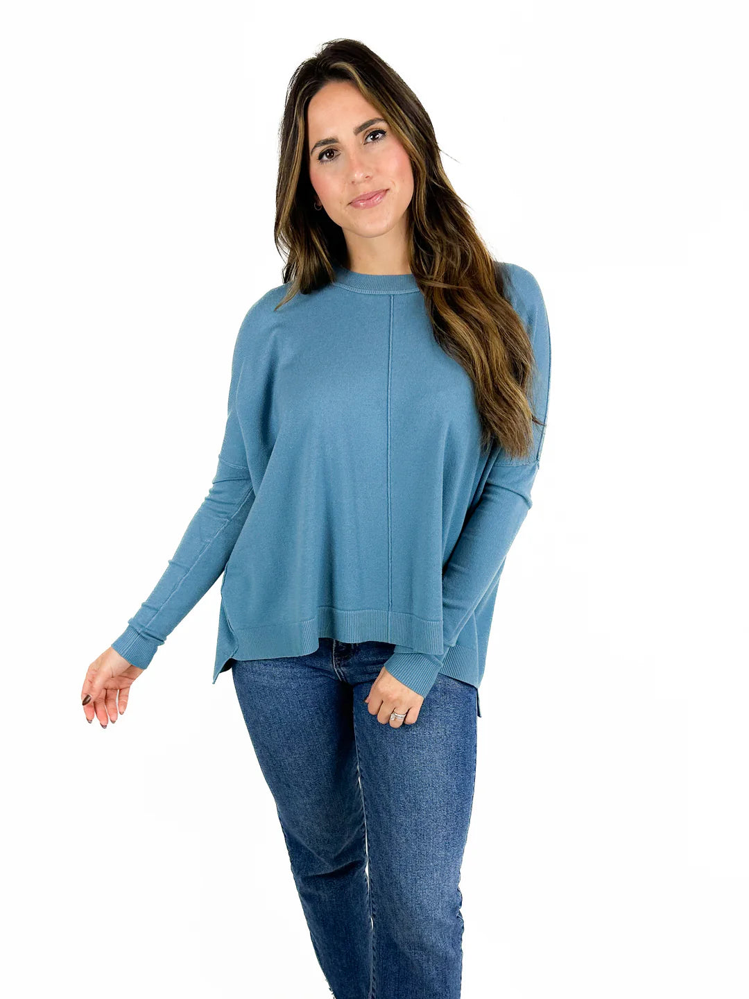Blue Sweater-Karlie-S
