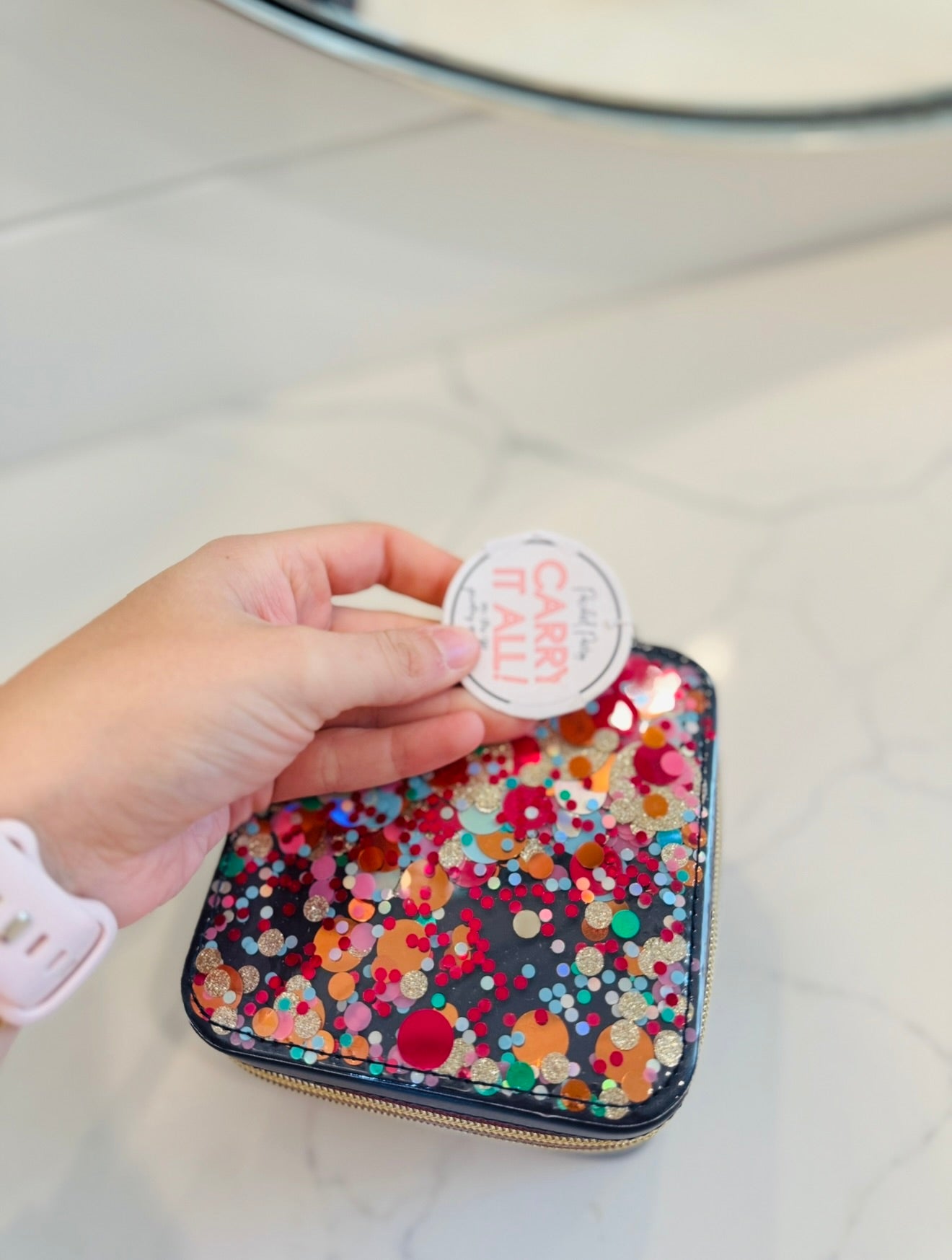 Confetti Jewelry Travel Case