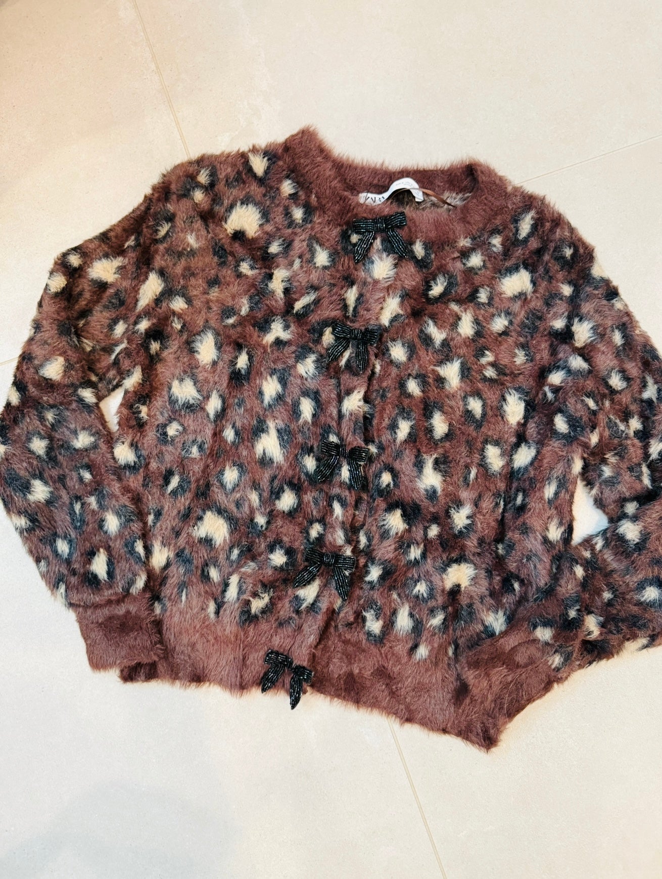 Zara Cheetah Cardigan-S