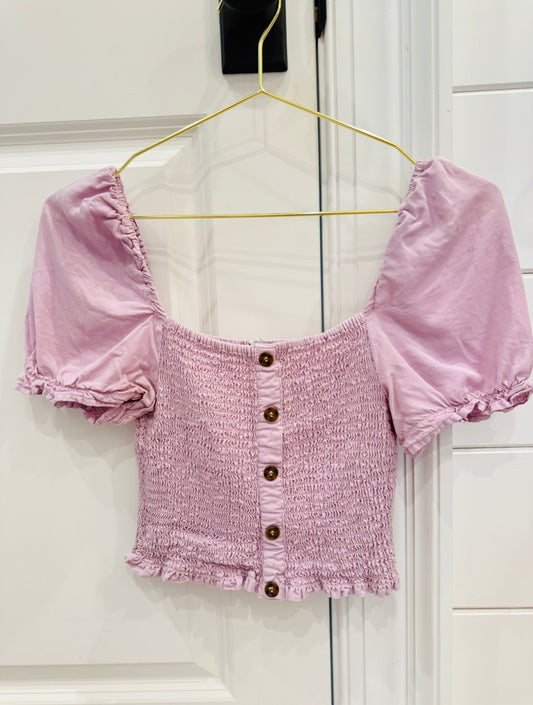 Purple Top-Love Tree-S