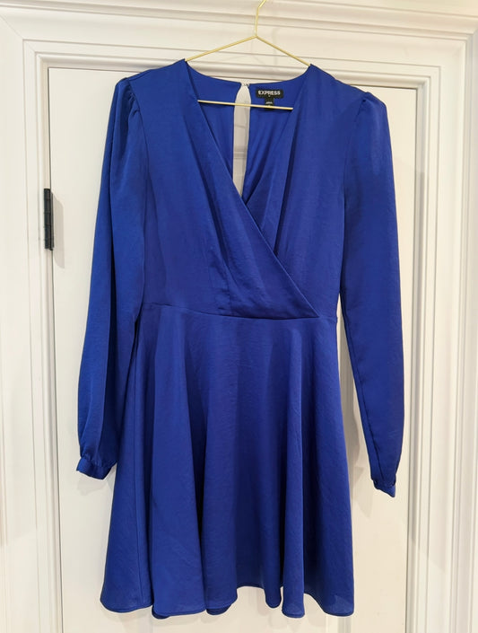 Blue Dress-Express-XS