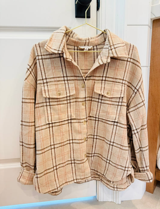 Flannel Shacket-M