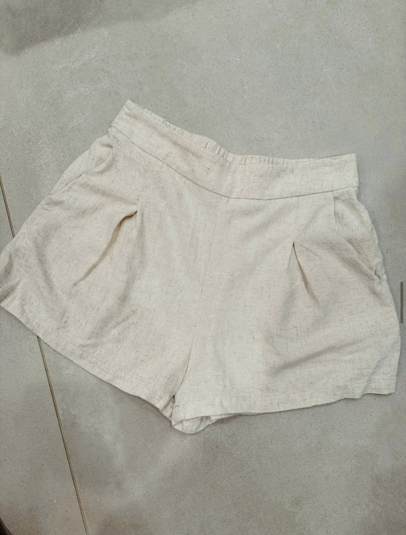 Linen Shorts-S