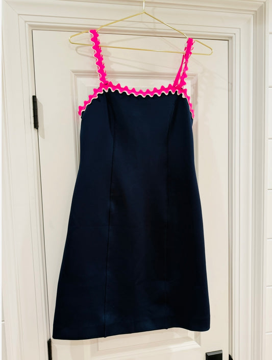 Navy Shellbee Dress-Lilly Pulitzer-S