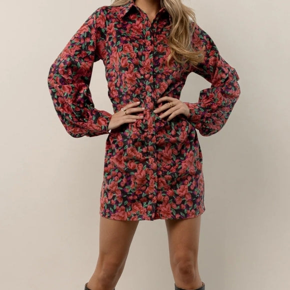 Fate Floral Dress-S