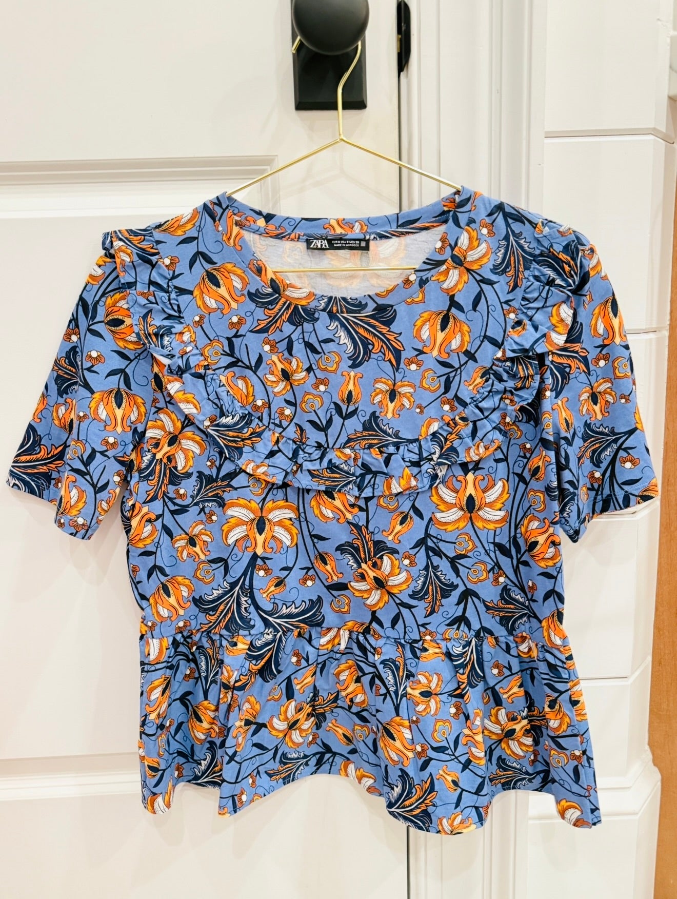 Zara Floral Top-S