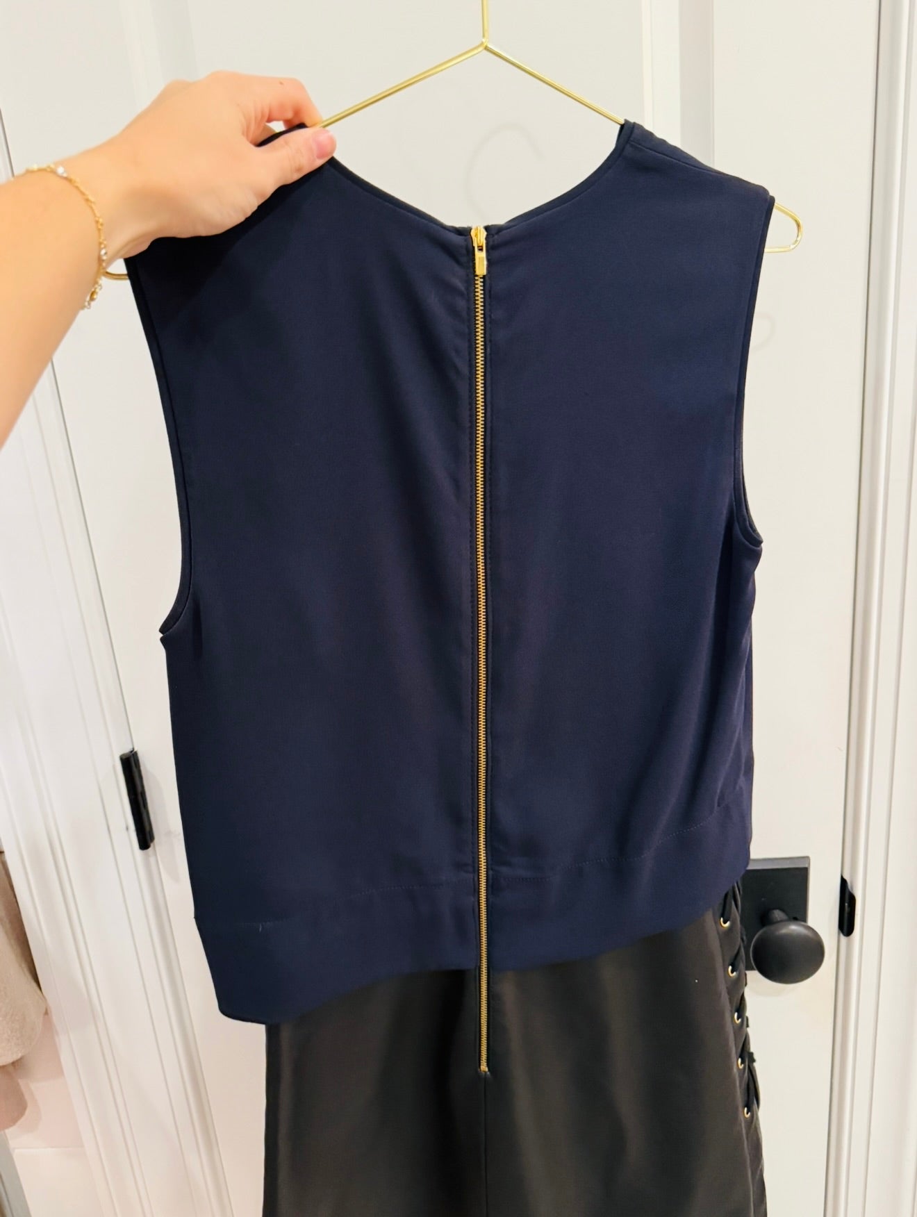 Tibi Pleather Dress-2