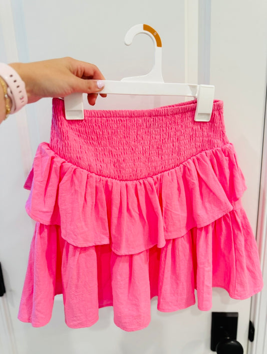 Pink Skirt-SHEIN-S