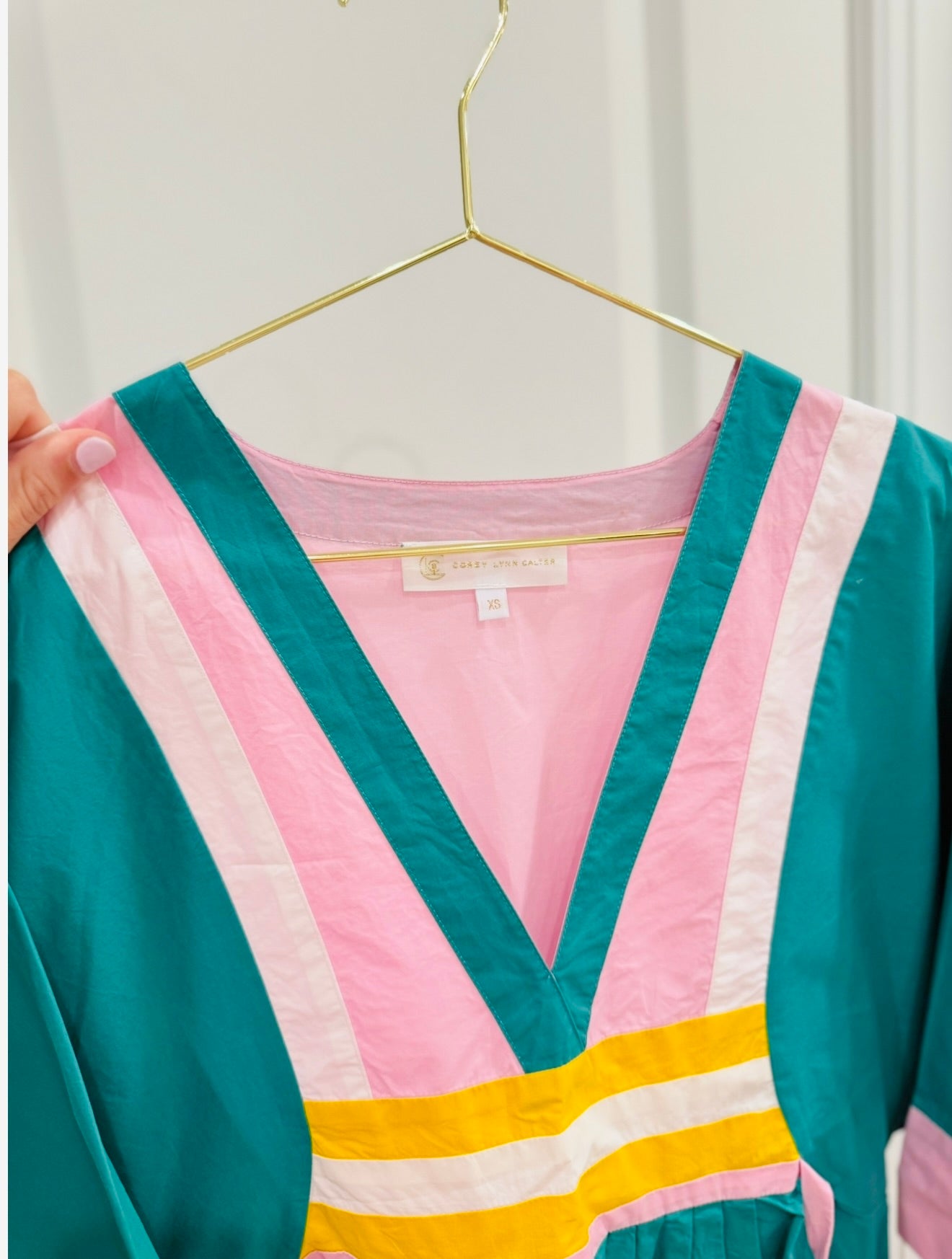 Colorblock Top-Corey Lynn Calter-XS