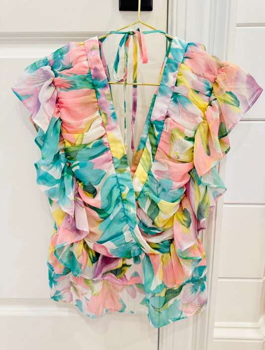 Floral Top-TCEC-S