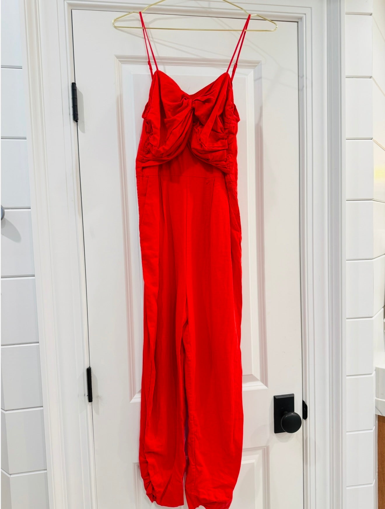 Red Jumpsuit-Farm Rio-S