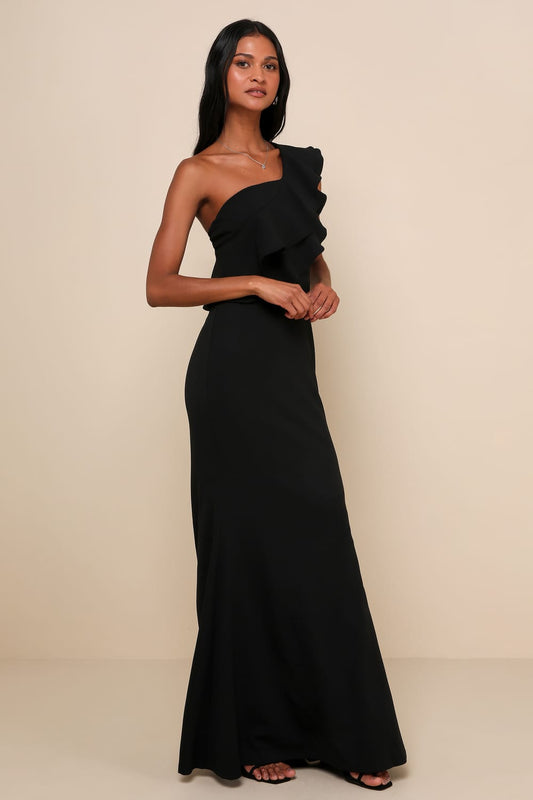 25. Grand Beauty Black Maxi-Lulus-XS
