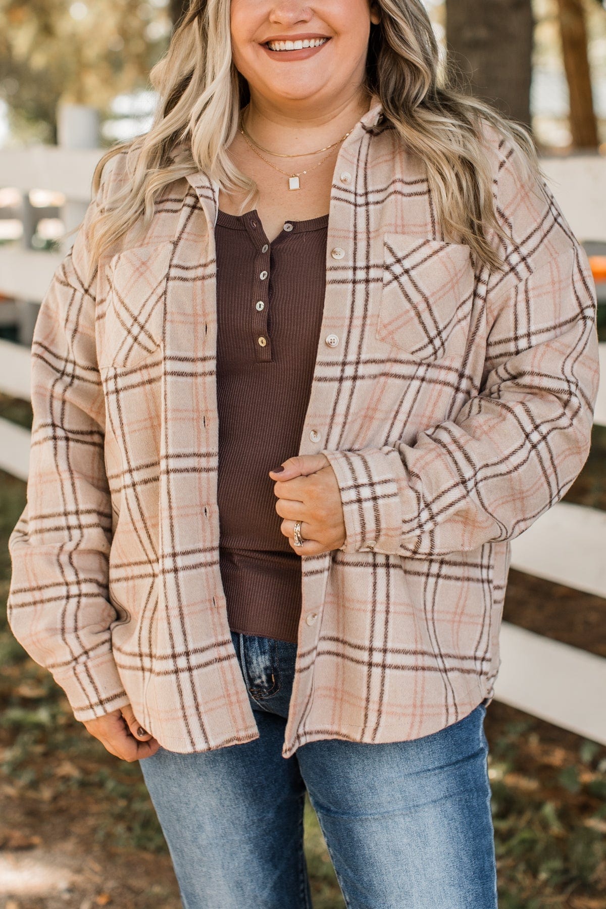 Flannel Shacket-M
