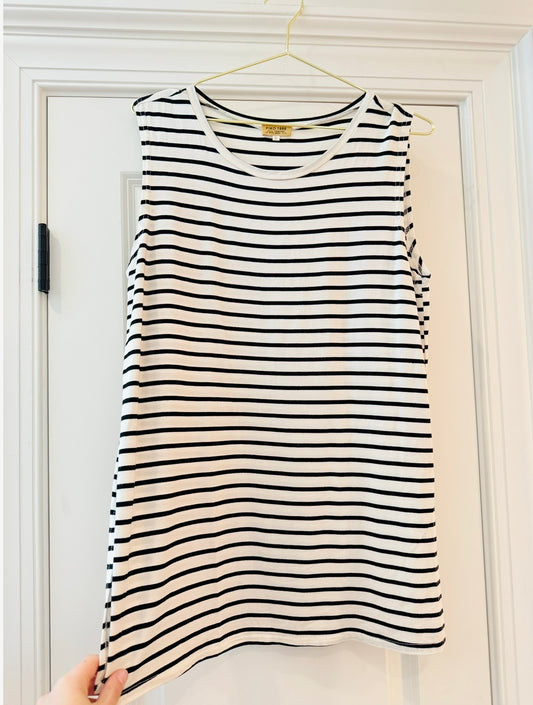 Striped Piko Tank-S