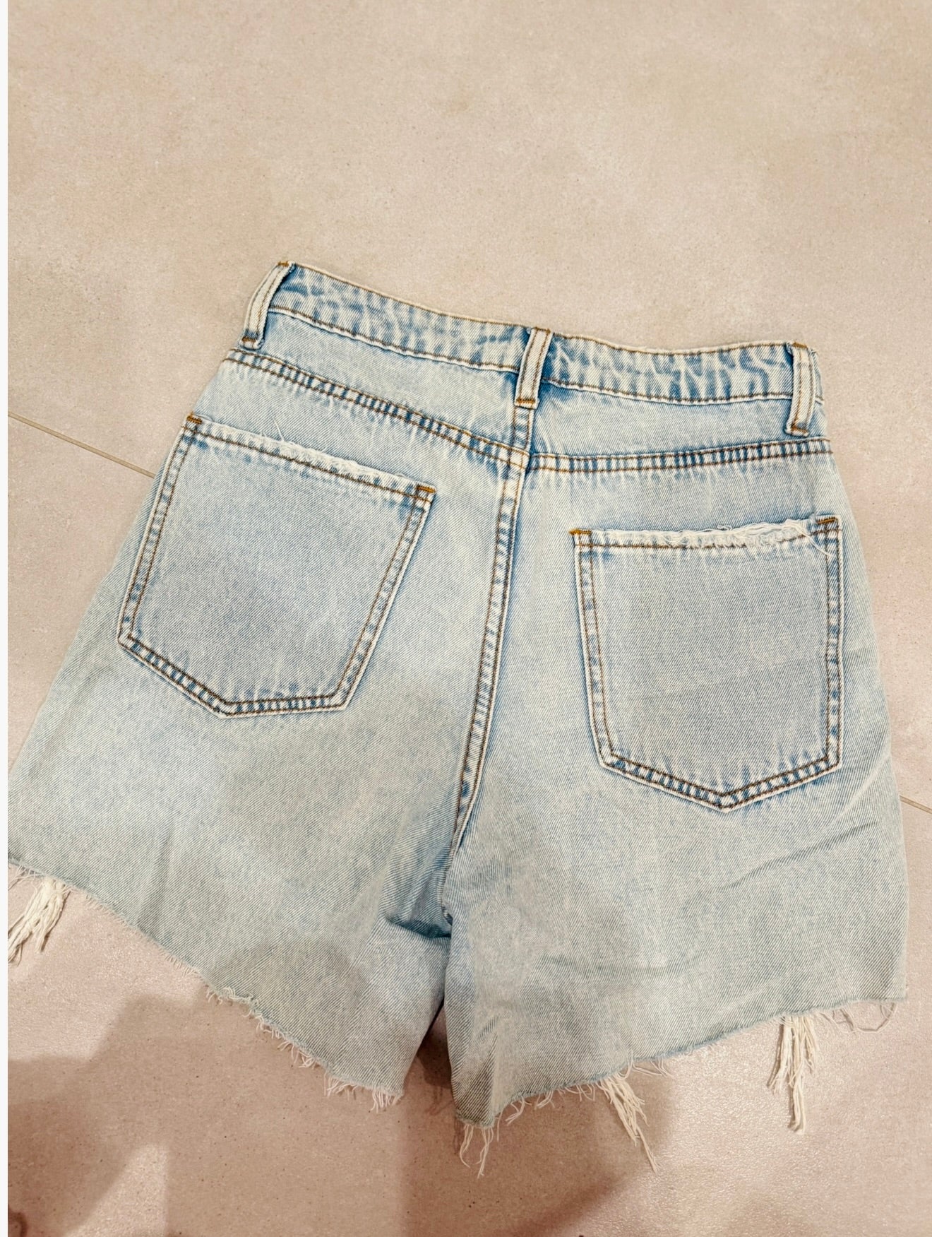 Distressed Shorts-S