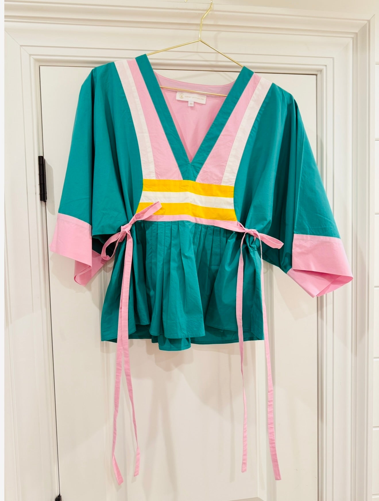 Colorblock Top-Corey Lynn Calter-XS