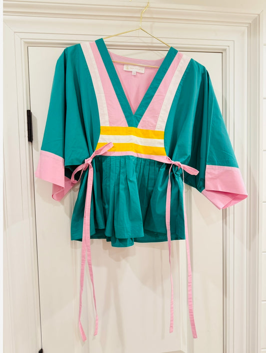 Colorblock Top-Corey Lynn Calter-XS