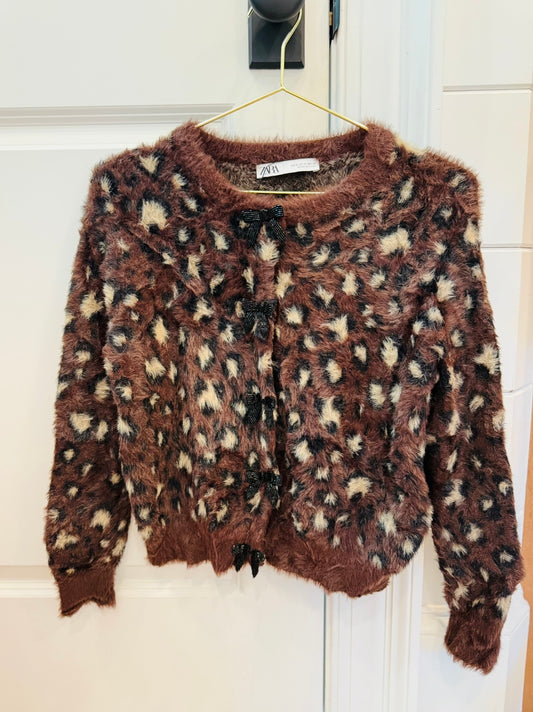 Zara Cheetah Cardigan-S