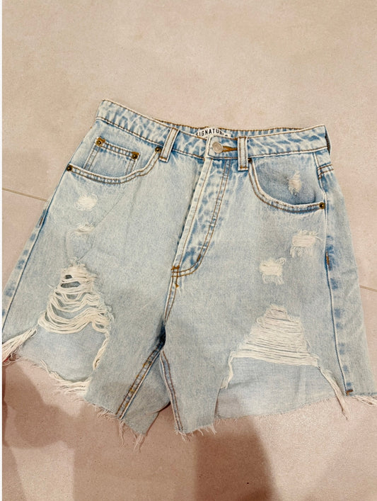 Distressed Shorts-S