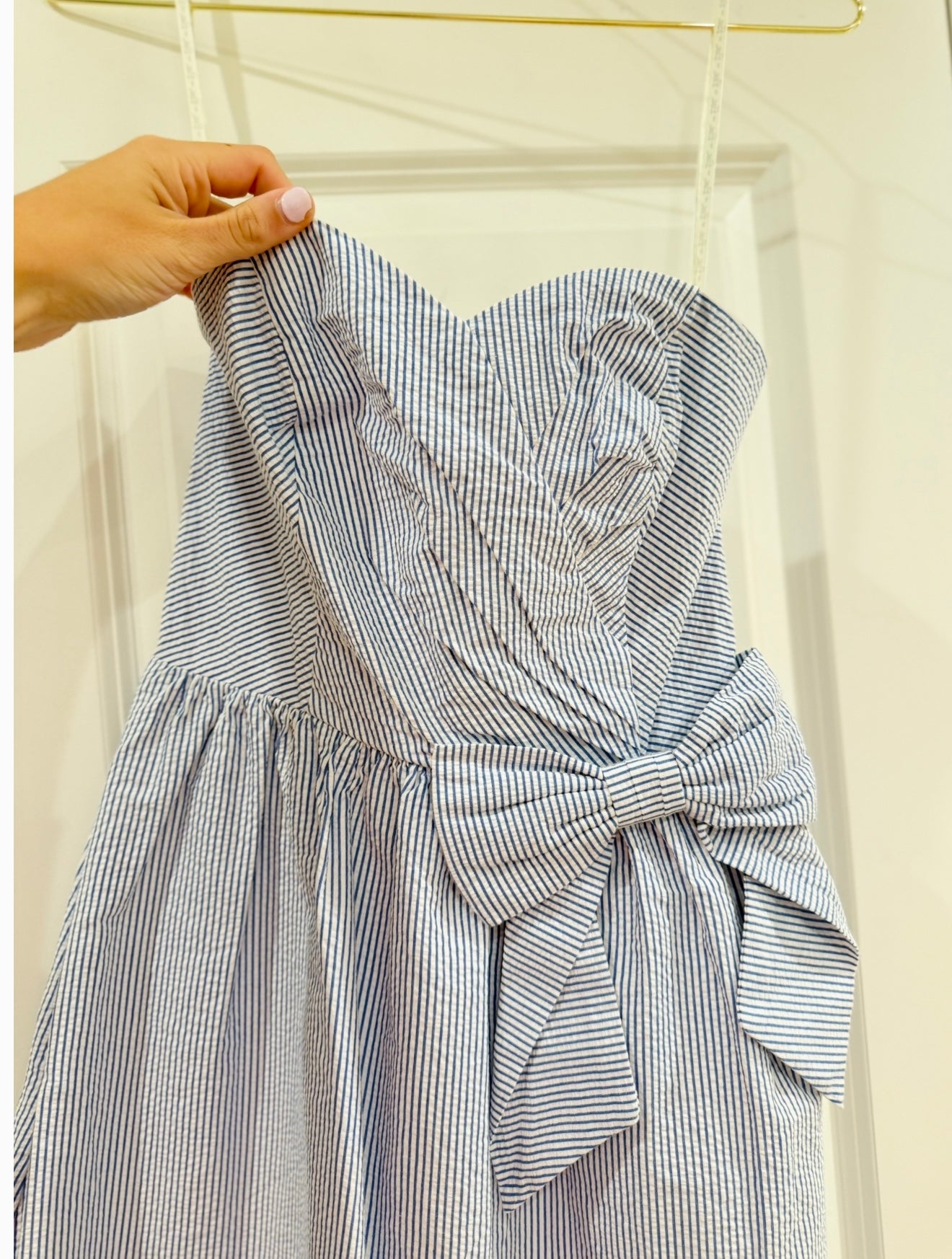 Seersucker Dress-Lilly Pulitzer-XS