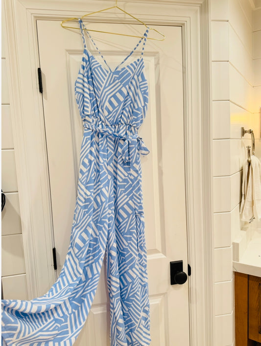 Blue Jumpsuit-S