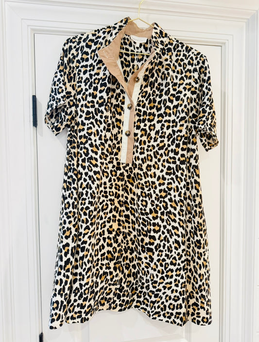 Cheetah Dress-Entro-S