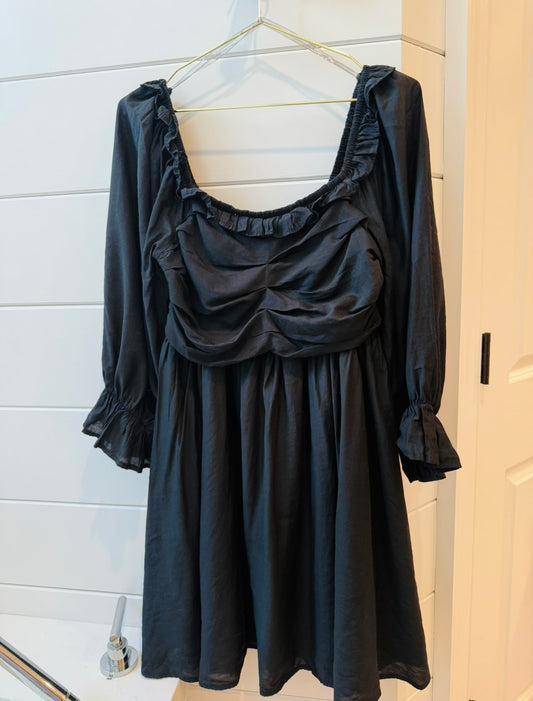 Black Mini Dress-Entro