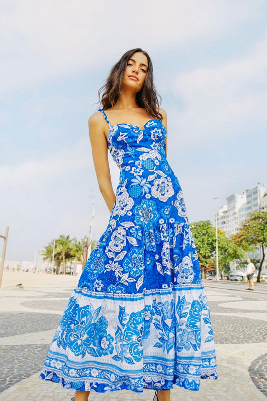 4. Blue Full of Flowers Midi-Farm Rio-XS